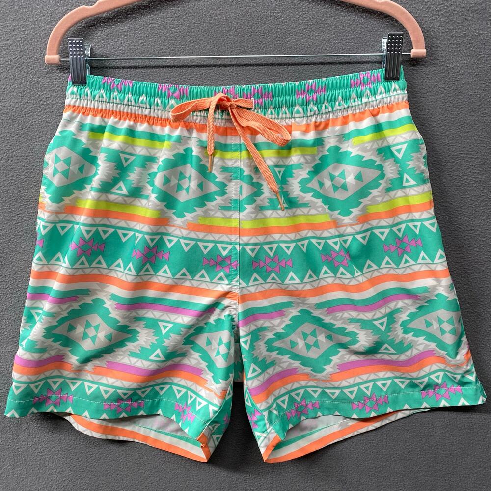 Chubbies The En Fuegos Swim Shorts Mens Large Southwest Pastel Retro